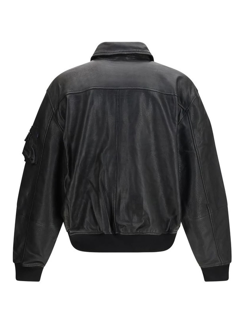 Black Lambskin Leather Jacket