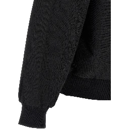 Black Polyester Bomber