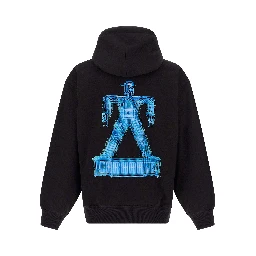 Black Cotton Sweatshirt