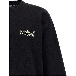 Black Cotton Sweatshirt
