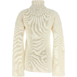 White Wool Cardigan