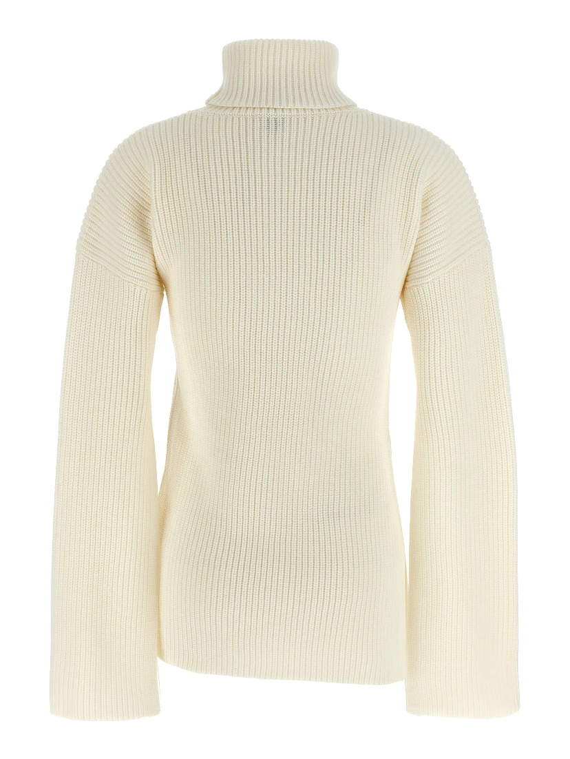 White Wool Cardigan