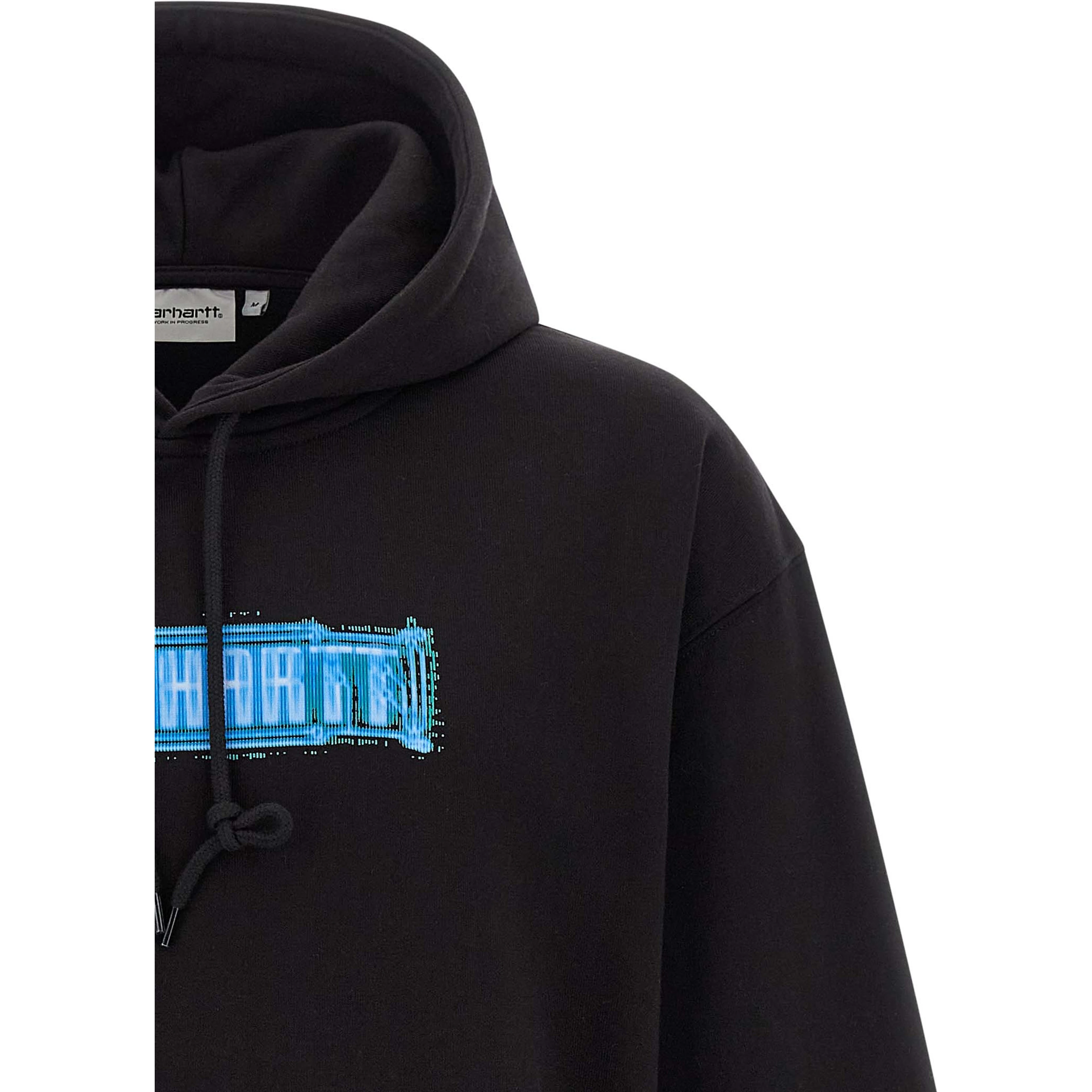 Black Cotton Sweatshirt