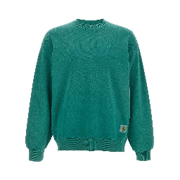 Bicolor Cotton Sweatshirt