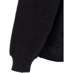 Black Cotton Sweatshirt