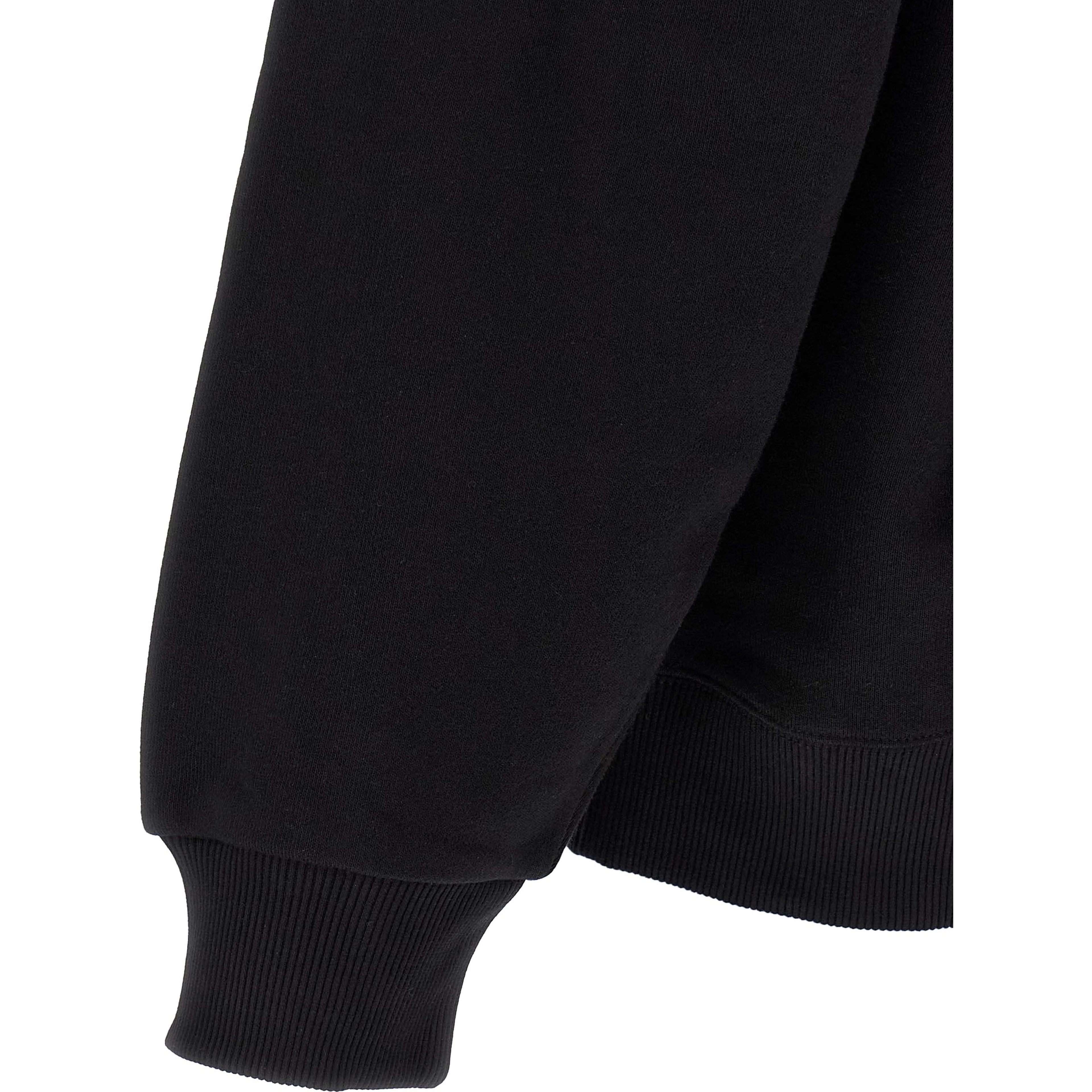 Black Cotton Sweatshirt