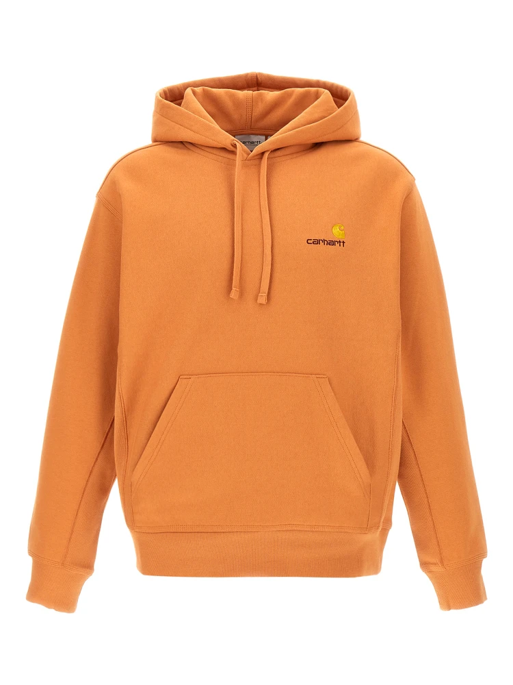 Orange Cotton Sweatshirt