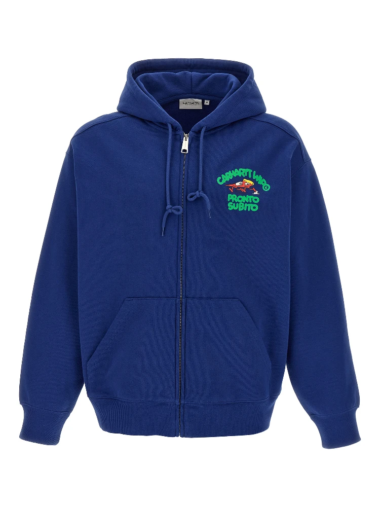 Blue Cotton Sweatshirt
