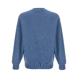 Blue Cotton Sweatshirt