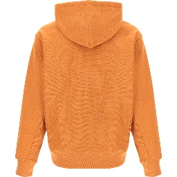 Orange Cotton Sweatshirt