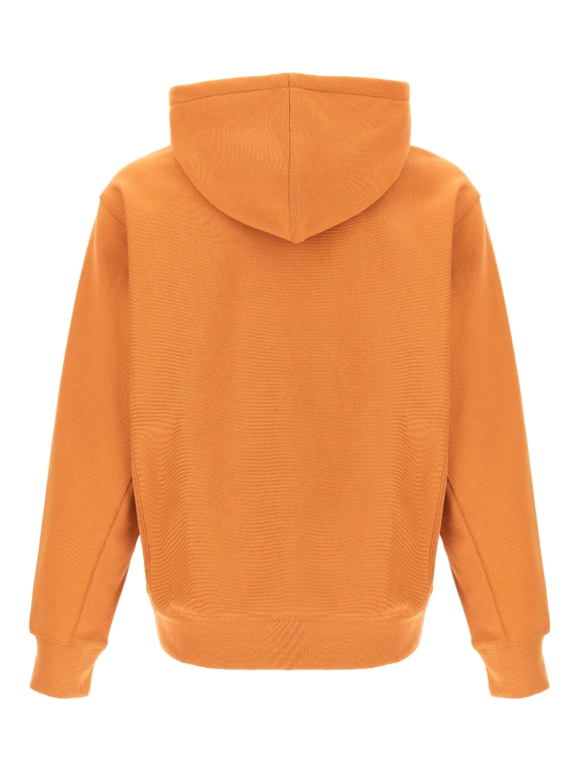 Orange Cotton Sweatshirt