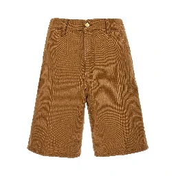 Brown Organic Cotton Bermuda Shorts