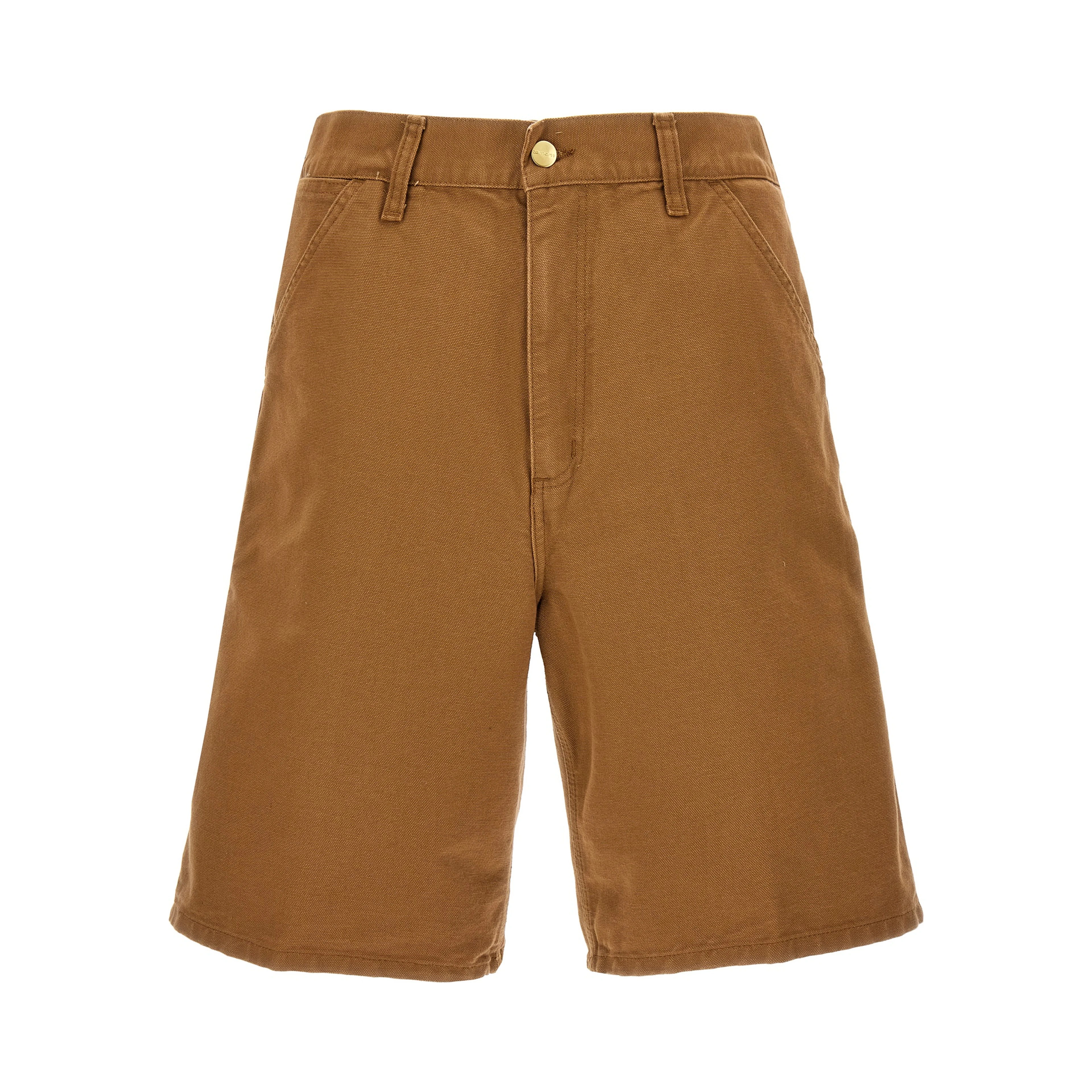 Brown Organic Cotton Bermuda Shorts