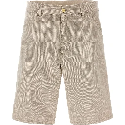 Beige Organic Cotton Bermuda Shorts