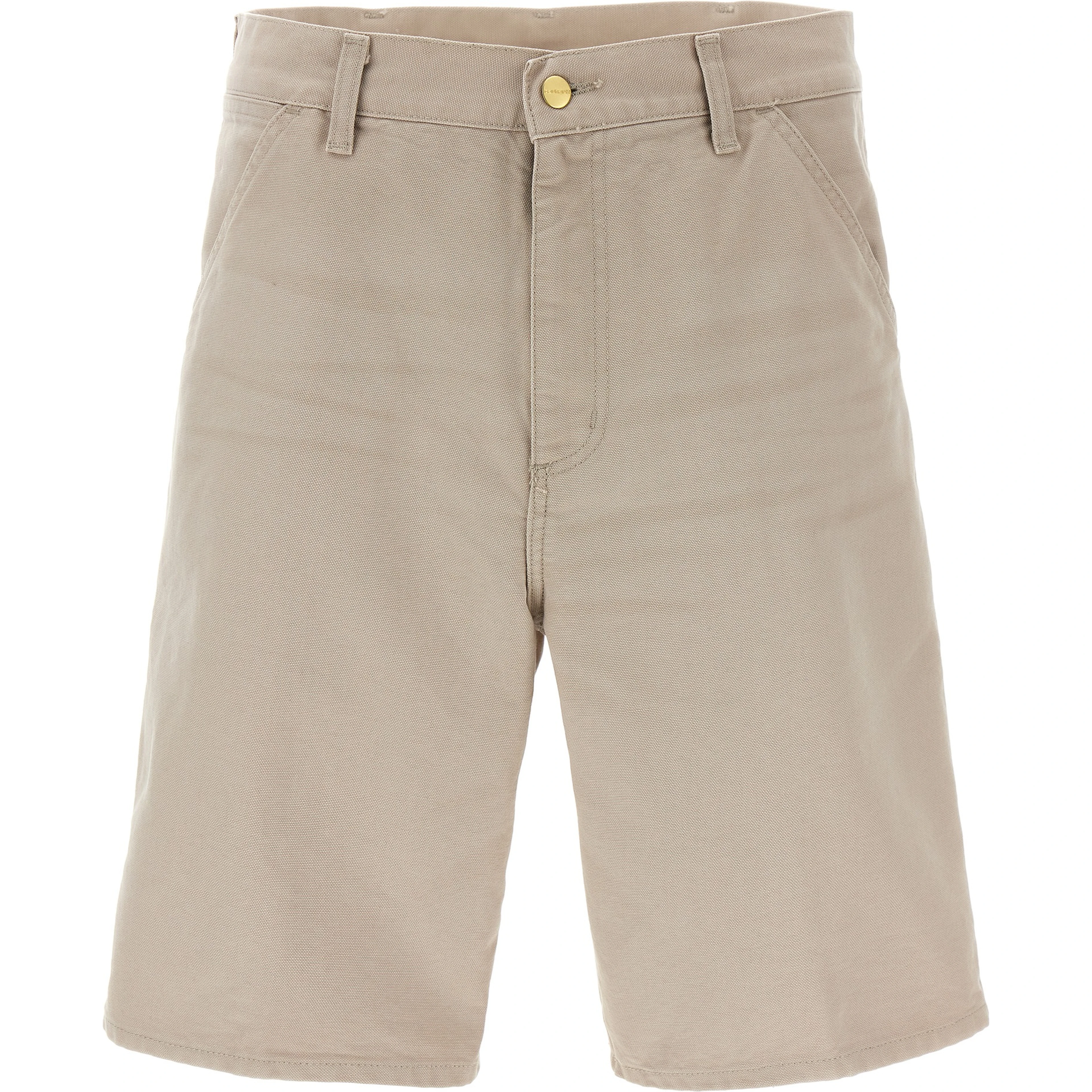 Beige Organic Cotton Bermuda Shorts