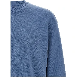 Blue Cotton Sweatshirt