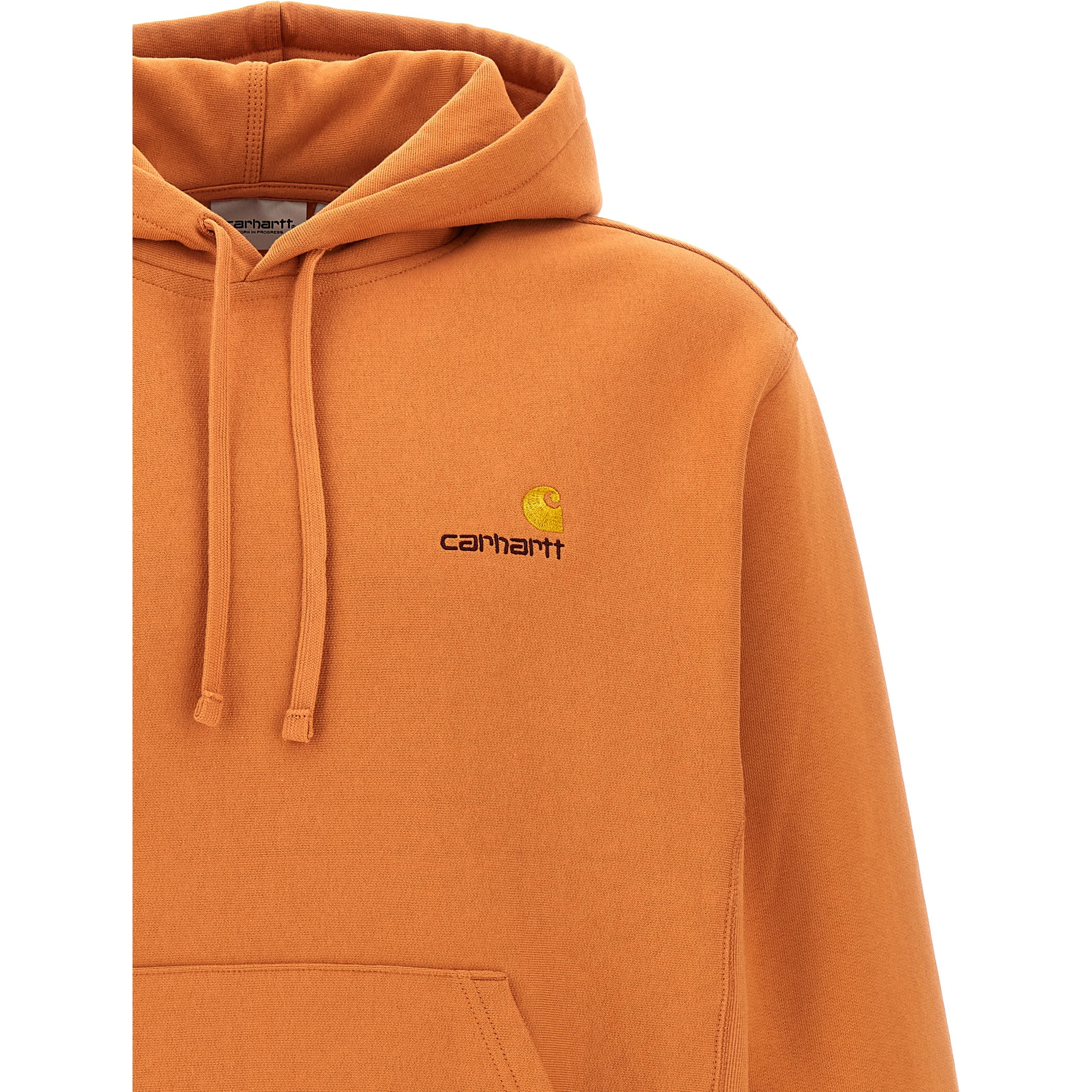 Orange Cotton Sweatshirt