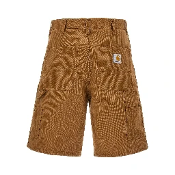 Brown Organic Cotton Bermuda Shorts