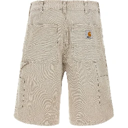 Beige Organic Cotton Bermuda Shorts