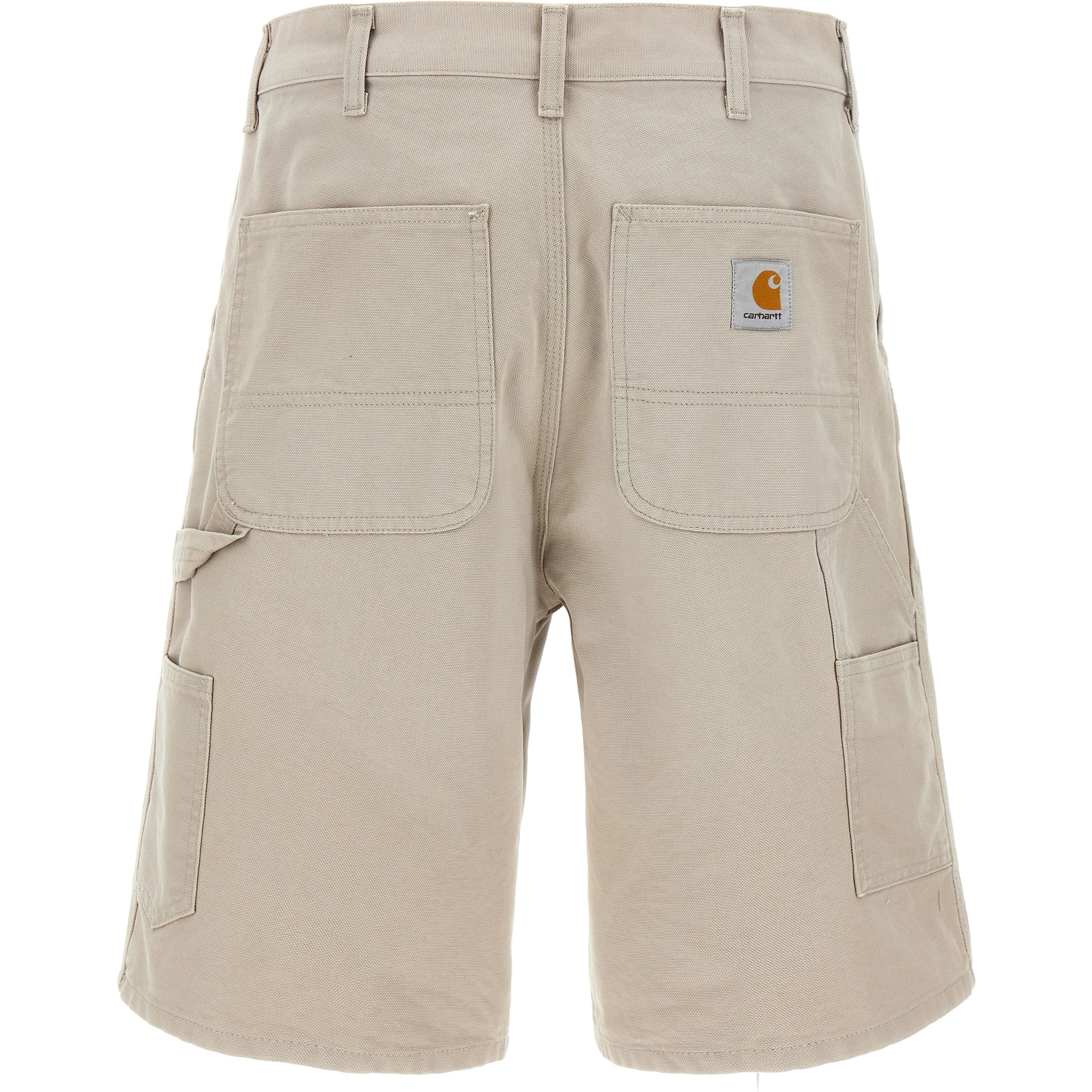 Beige Organic Cotton Bermuda Shorts