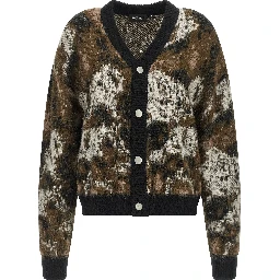 Multicolor Acetate Cardigan