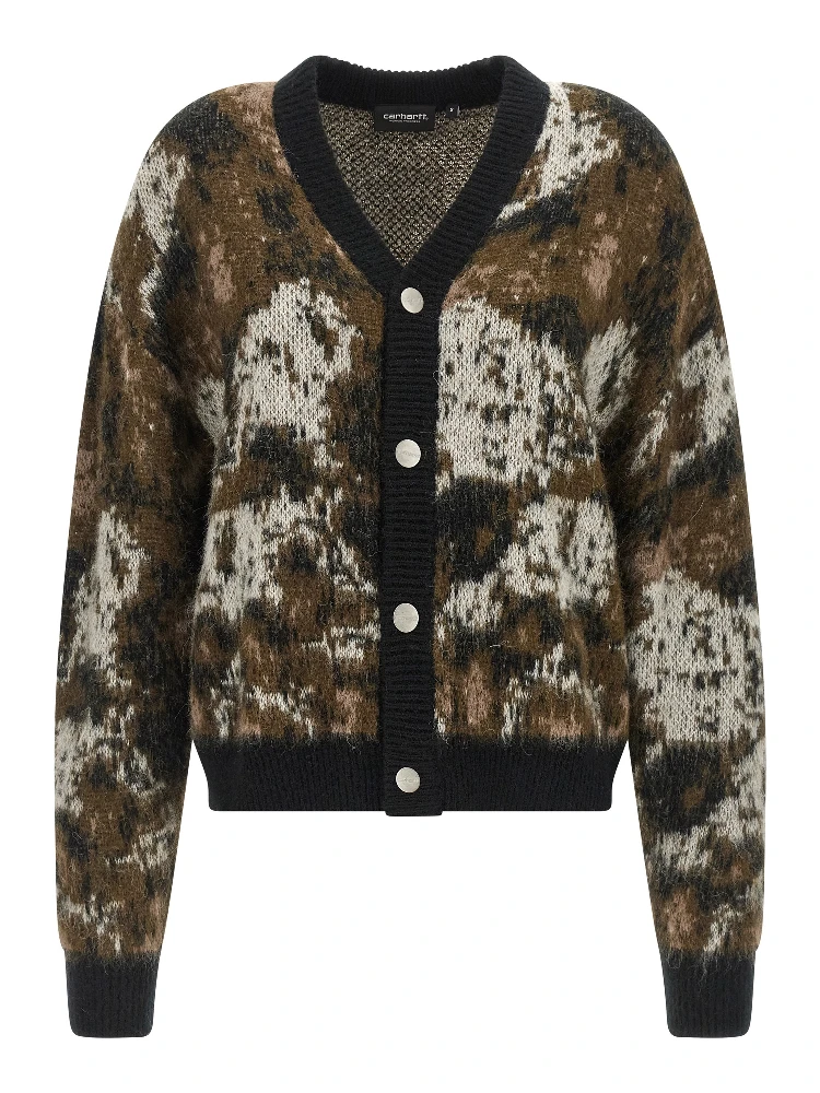 Multicolor Acetate Cardigan