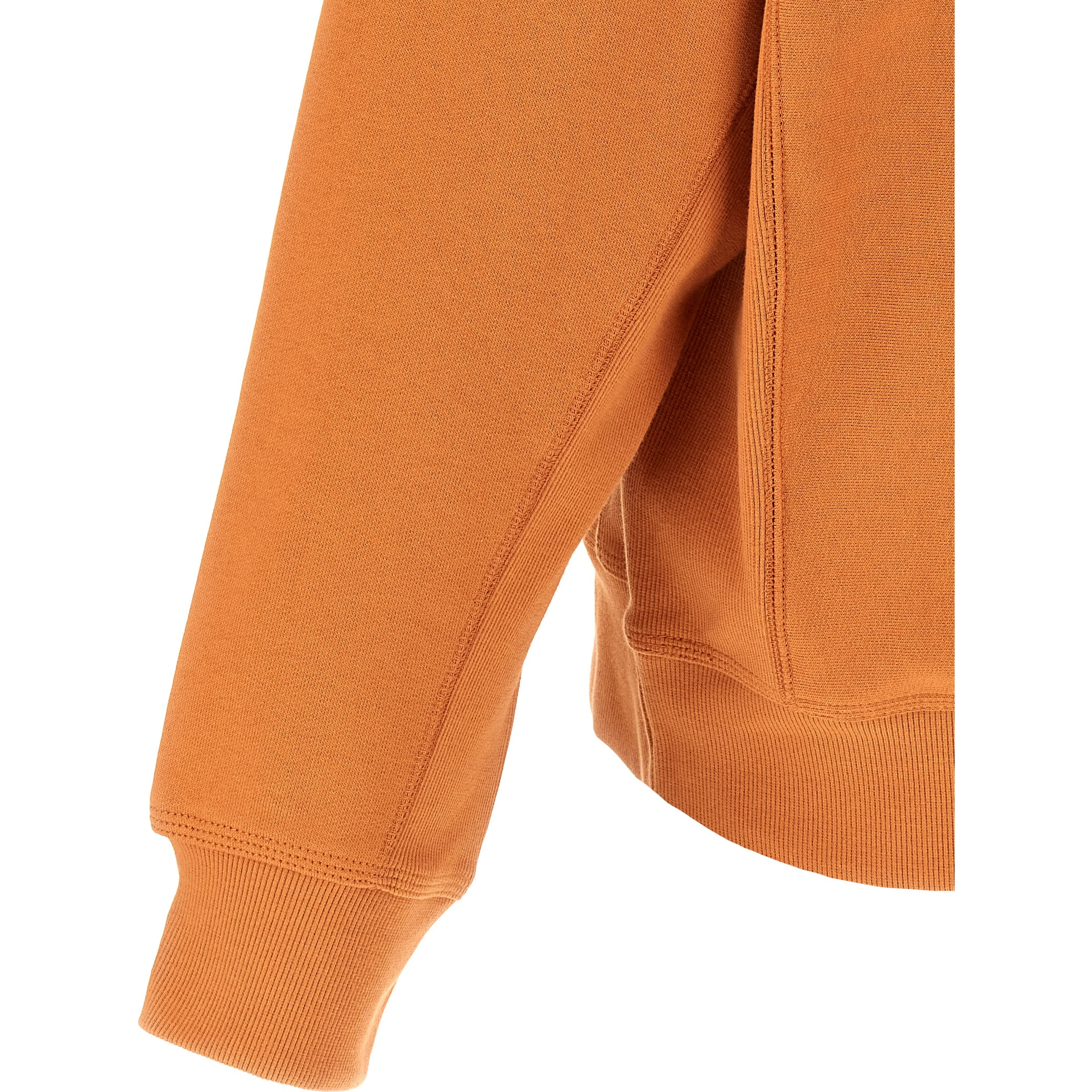 Orange Cotton Sweatshirt