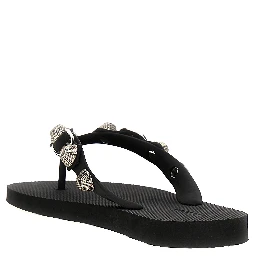 Black Rubber Slides