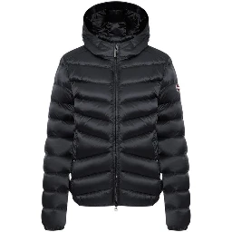 Black Polyamide Full-Length Jacket