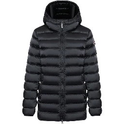 Black Polyamide Full-Length Jacket