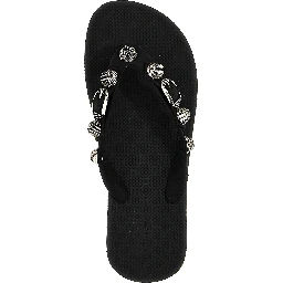 Black Rubber Slides