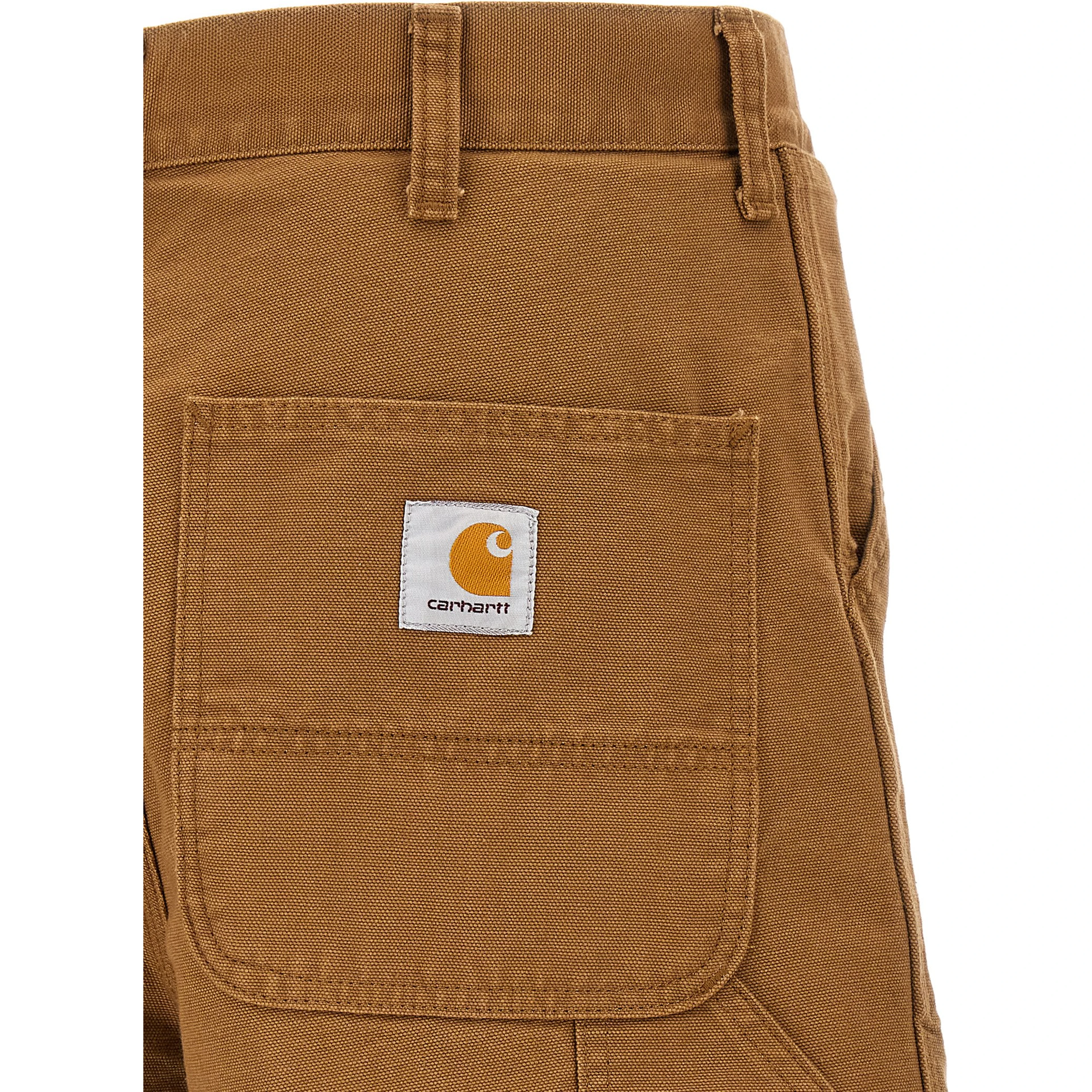Brown Organic Cotton Bermuda Shorts
