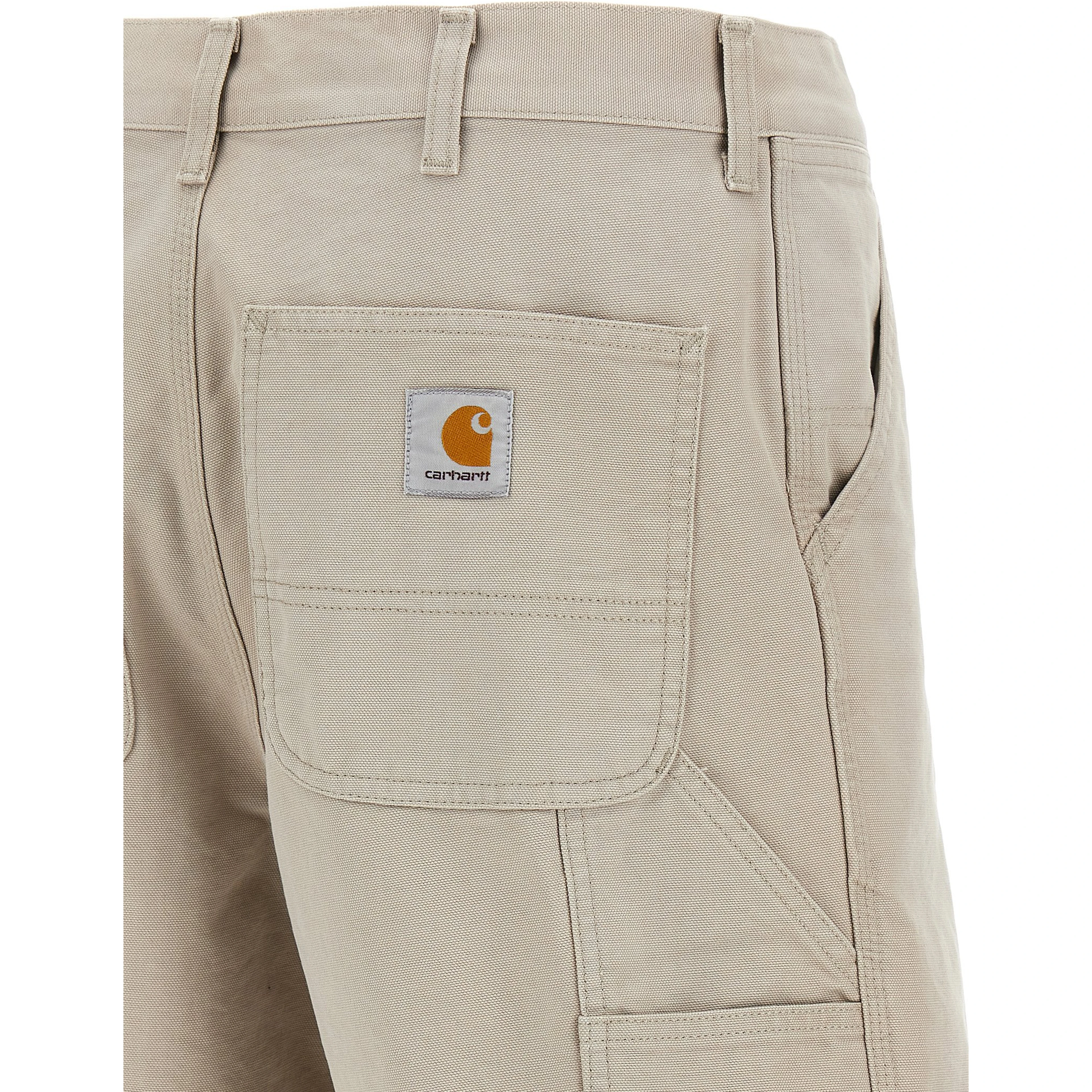 Beige Organic Cotton Bermuda Shorts