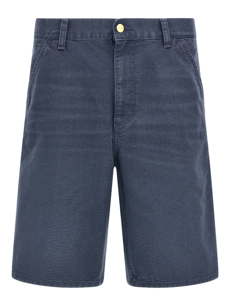 Blue Organic Cotton Bermuda Shorts