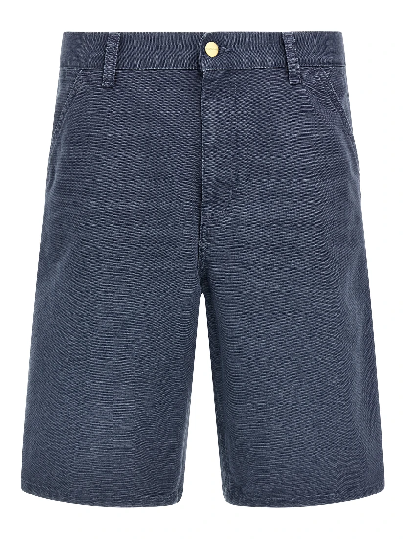 Blue Organic Cotton Bermuda Shorts