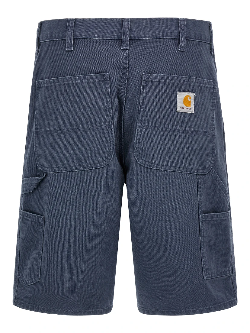 Blue Organic Cotton Bermuda Shorts