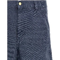 Blue Organic Cotton Bermuda Shorts