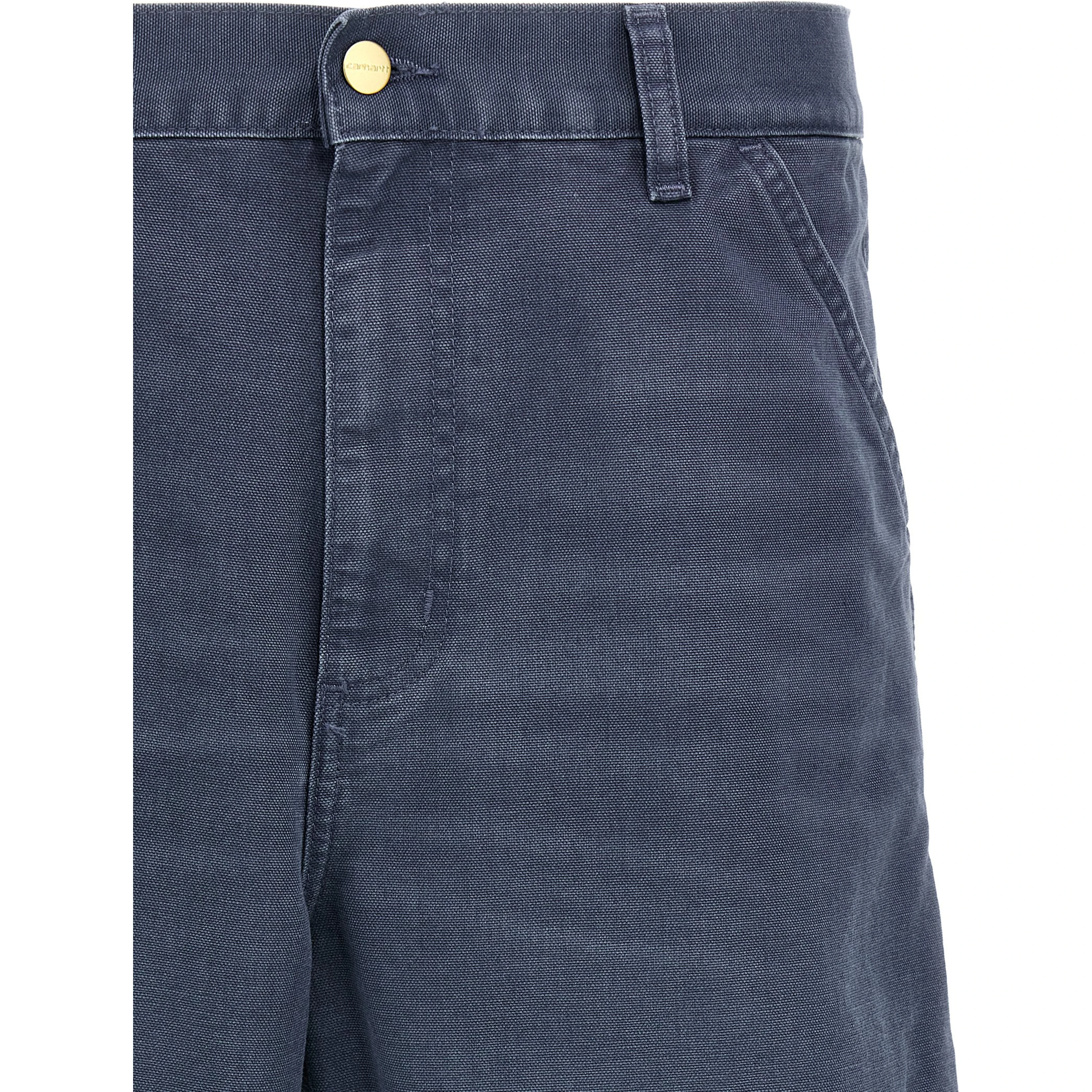 Blue Organic Cotton Bermuda Shorts
