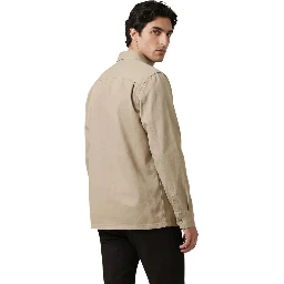 Beige Denim Shirt