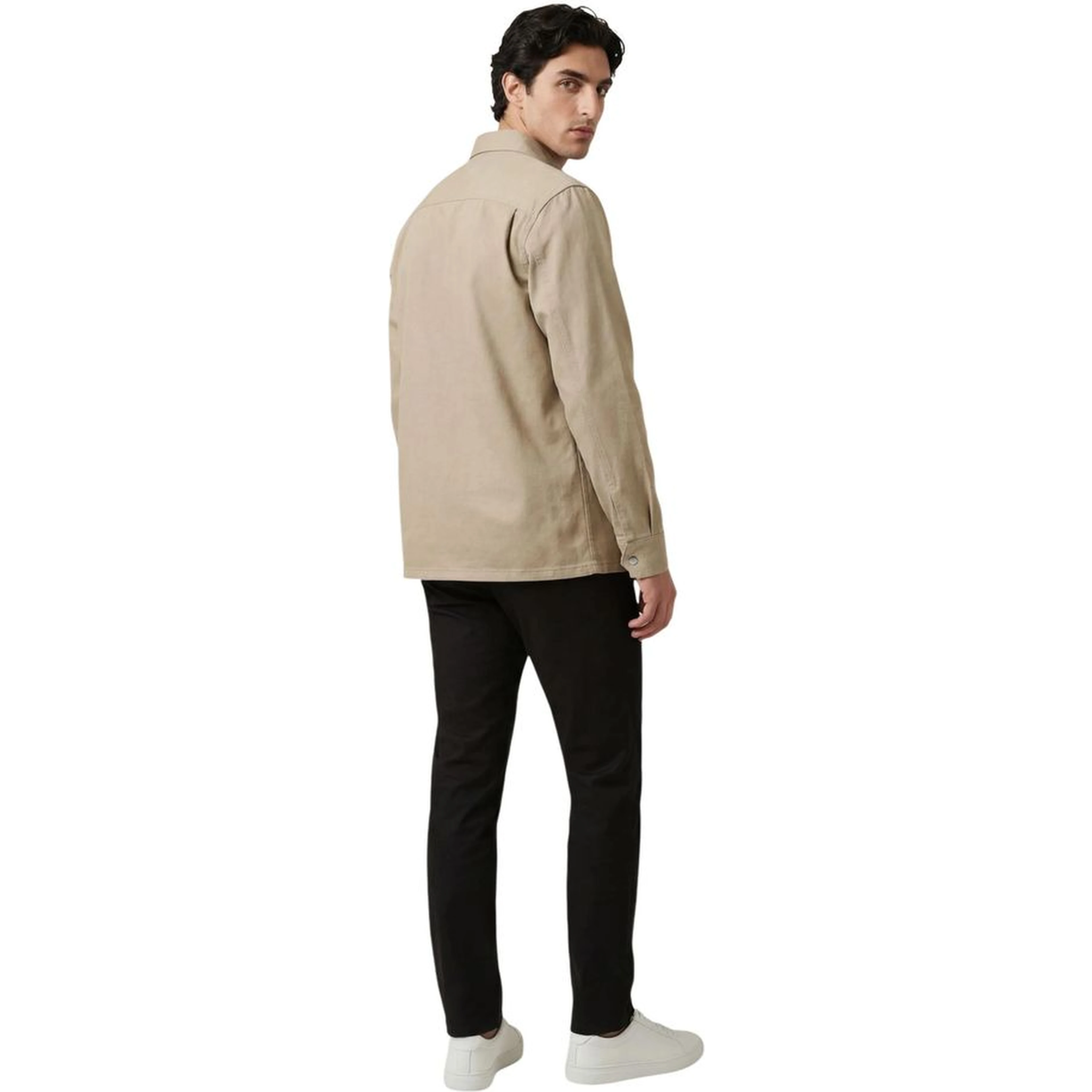 Beige Denim Shirt
