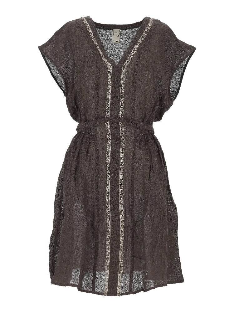 120% LINO Dresses Smoke