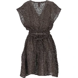 120% LINO Dresses Smoke