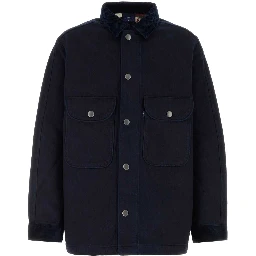 BLUE TAB SHIRT JACKET