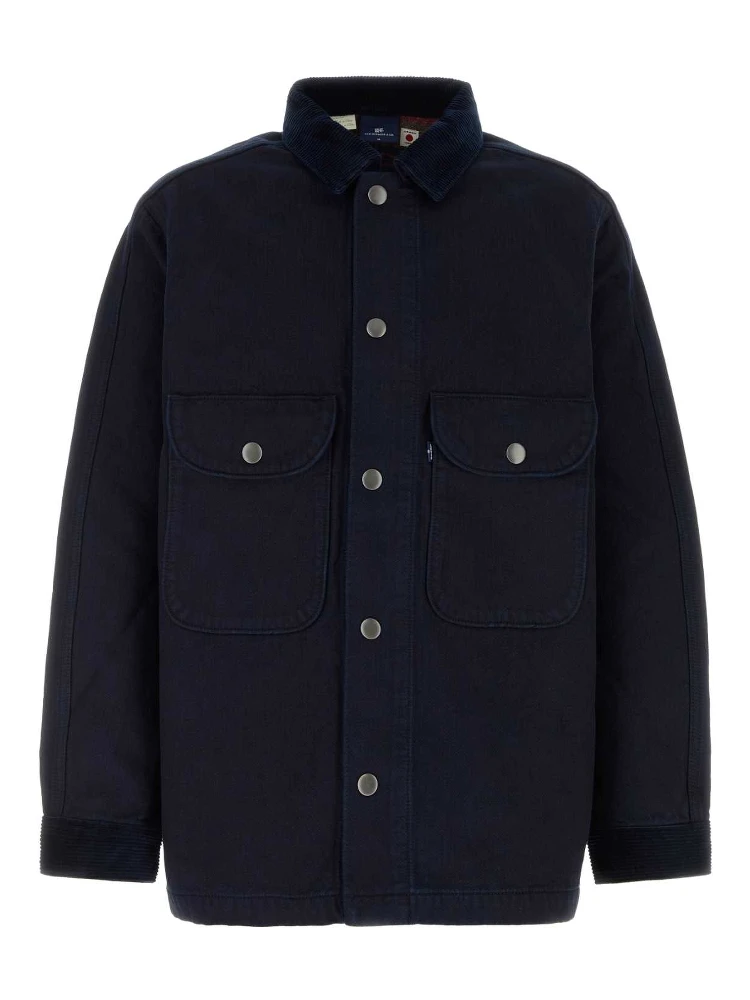 BLUE TAB SHIRT JACKET