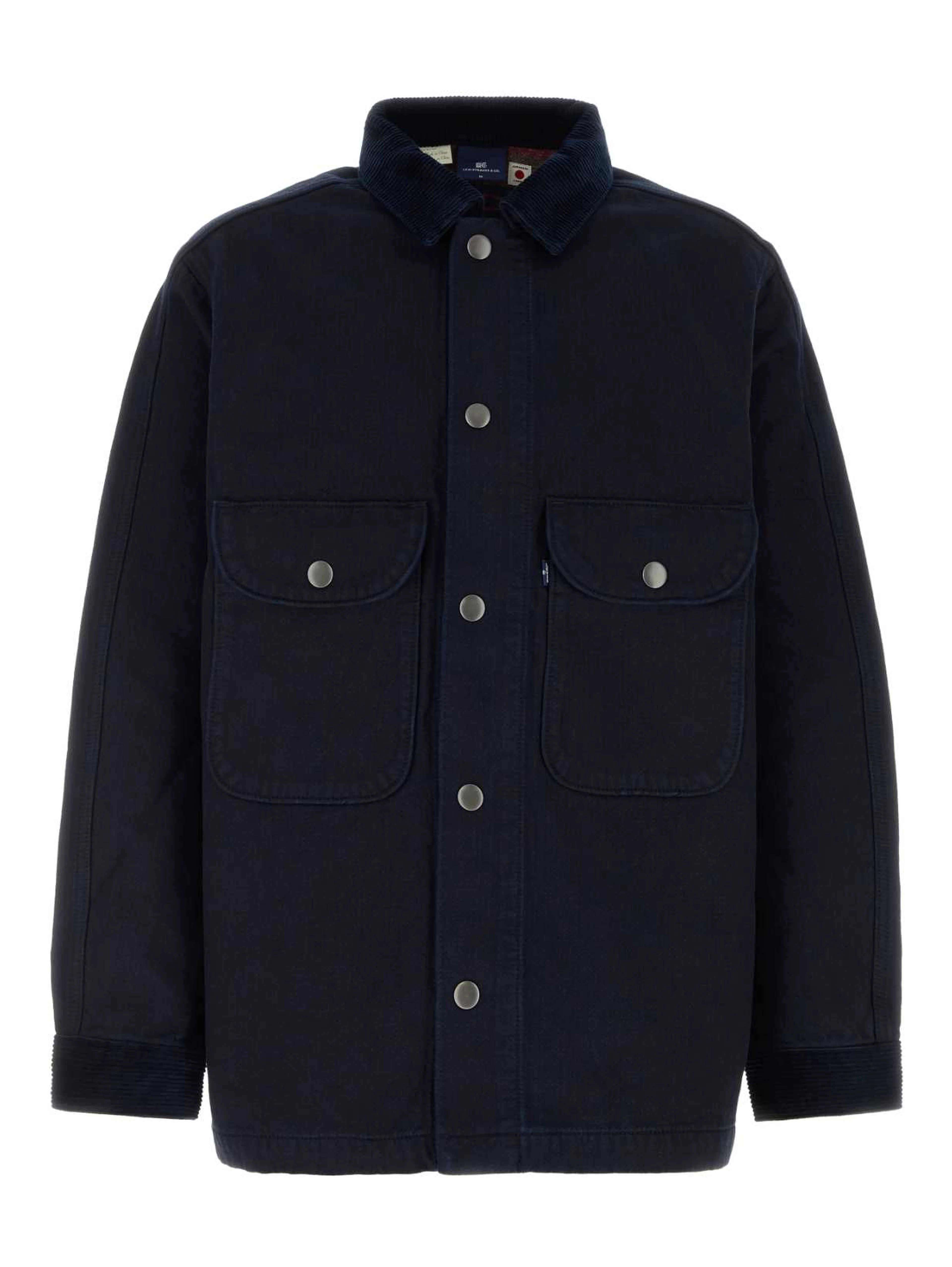 BLUE TAB SHIRT JACKET