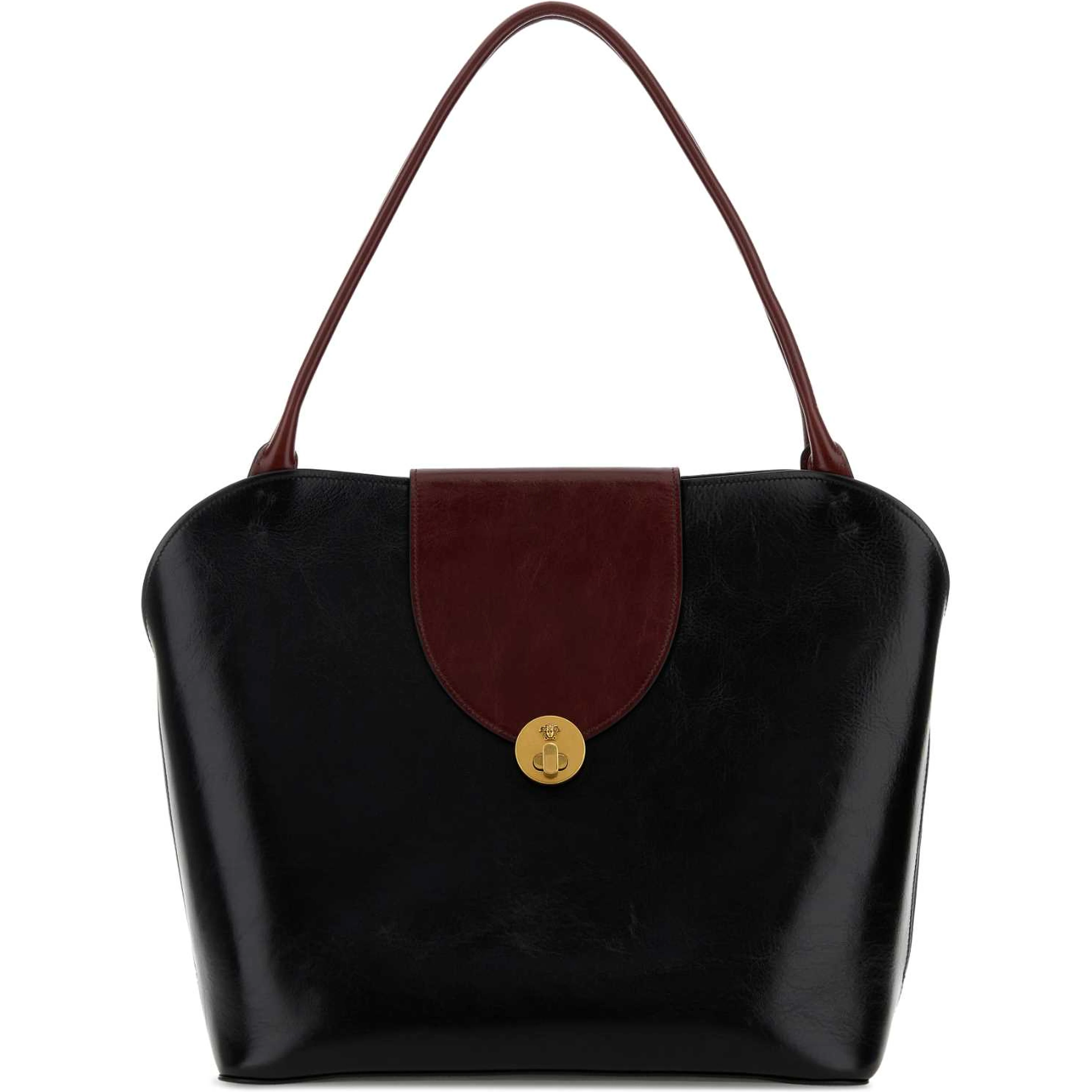 LARGE HANDLE SHOULDER CALF LEATHER