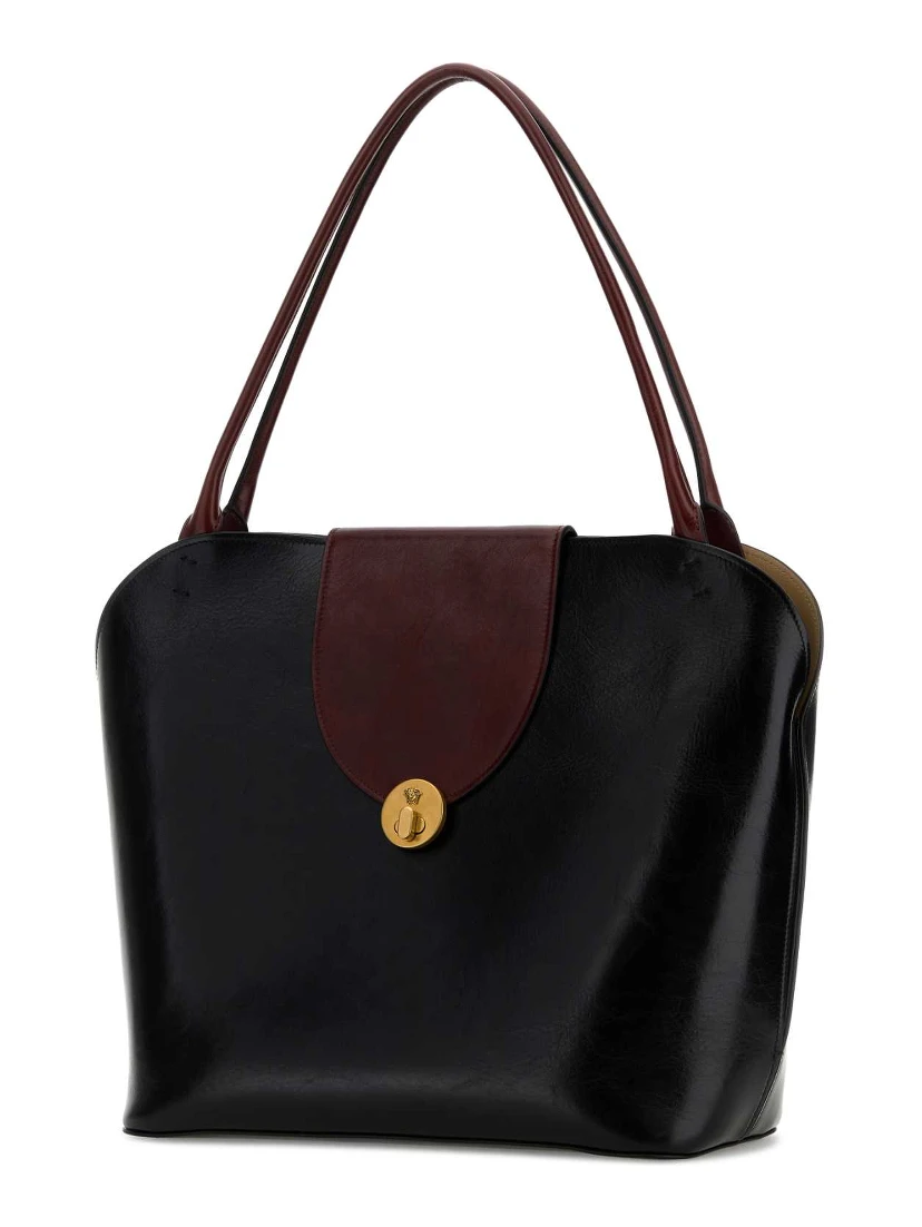 LARGE HANDLE SHOULDER CALF LEATHER