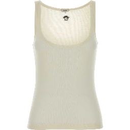 TANK TOP RIB WITH MEDUSA EMBROIDERY