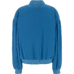 BLOUSON OVERDYED SILK POPLIN