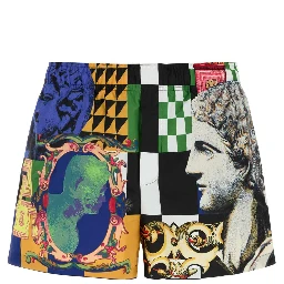 SWIM SHORTS NYLON GOLFO RECYCLED MEDUSA COLLAGE PR